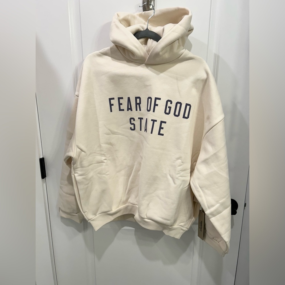 Essentials Fear of God Hoodie - Eggshell